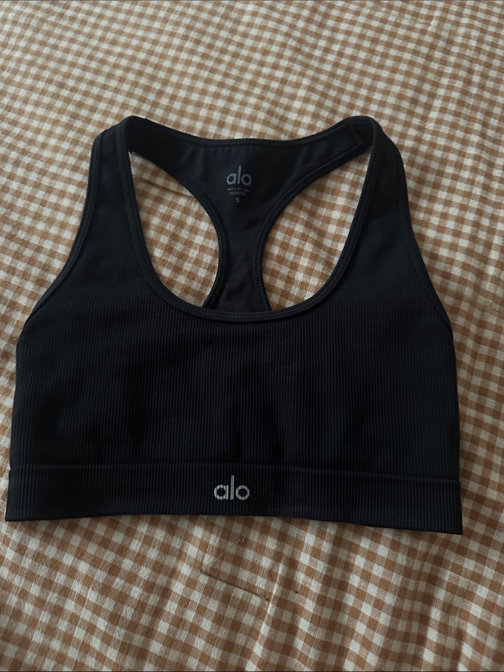 Alo Ribbed Bra
